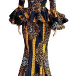 Maxi dress in floral