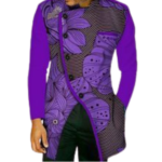 Asso slim suit in black